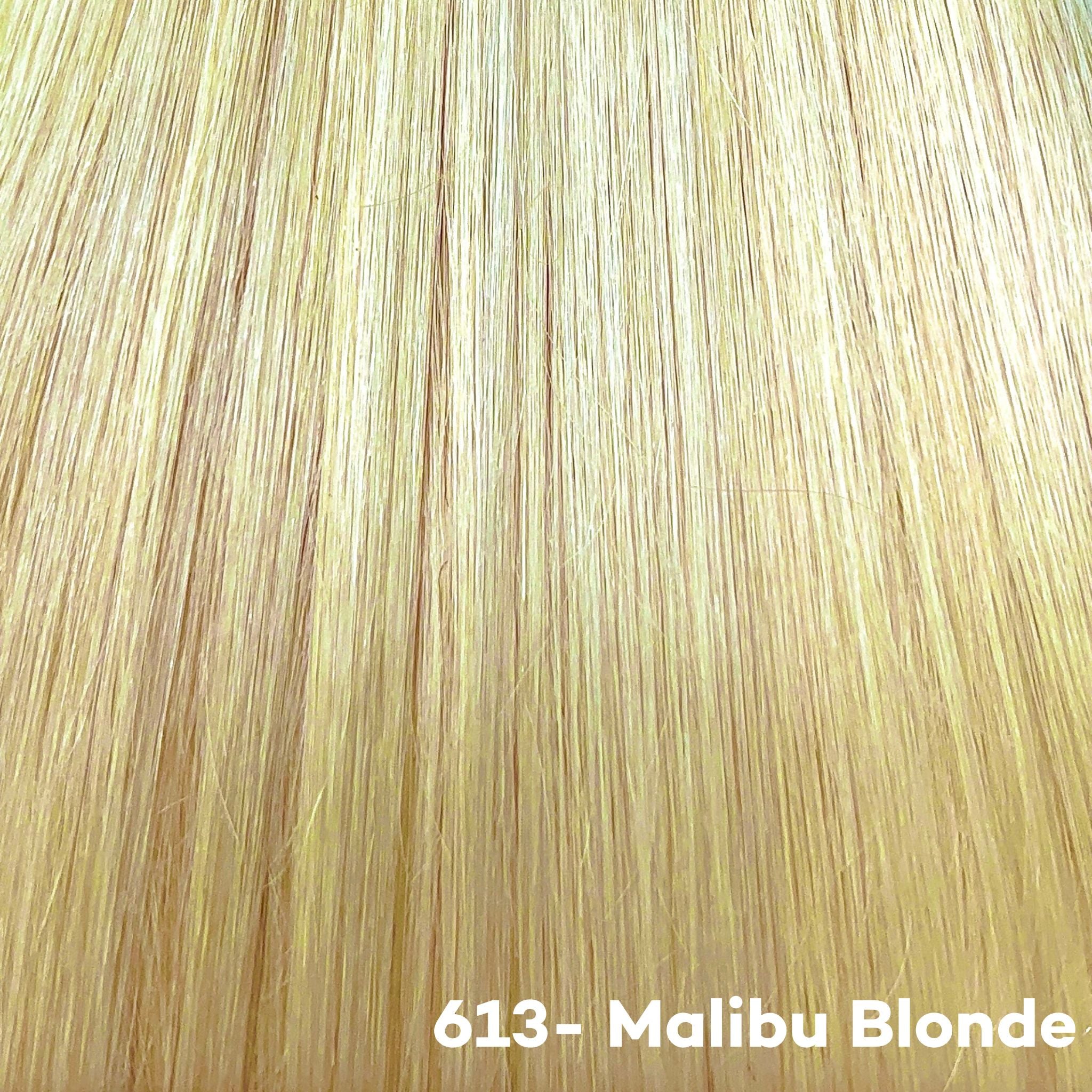 Yellow Blonde Hair Extensions - Color 613 | Bellami Hair Extensions. Discover the perfect yellow blonde shade in our premium hair extensions collection. Find hair extensions near me at Bellami for high-quality and beautifully colored hair extensions