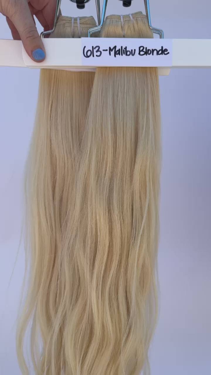 Salty blonde vs Malibu blonde Hair Extension