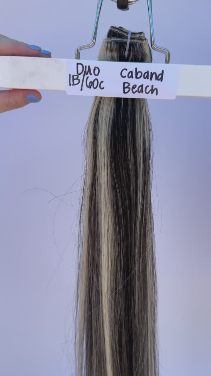 Cabana beach Hair Extension color