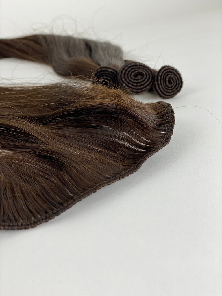 22" inch 90 grams Hand-tied Weft